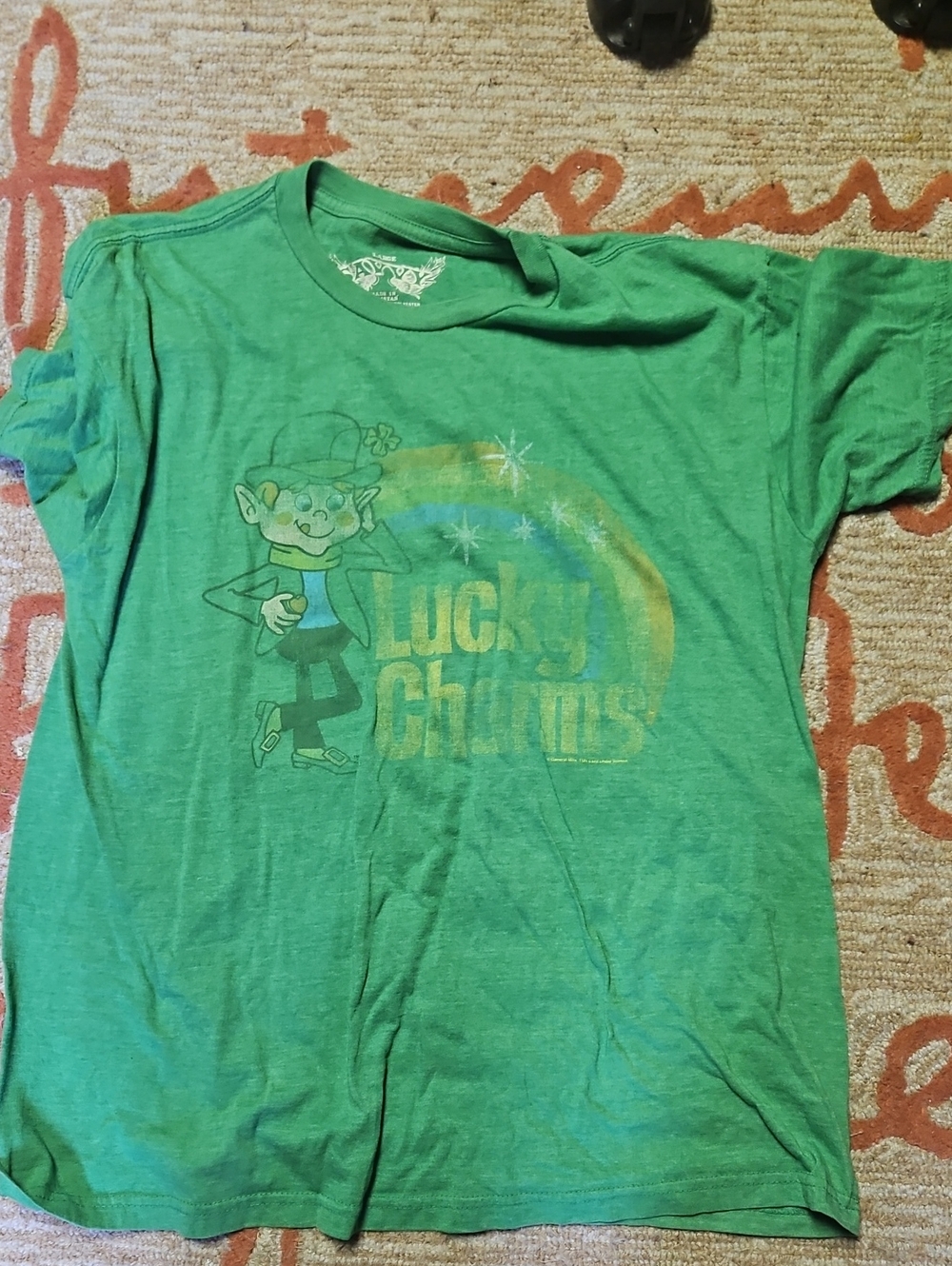 Green Lucky Charms Graphic Tee